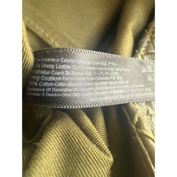 Cleobella Nia Woven Handbag Clutch Olive Green Hobo Slouchy - Picture 11 of 12